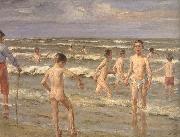 Walter Leistikow Bathing boy Sweden oil painting reproduction